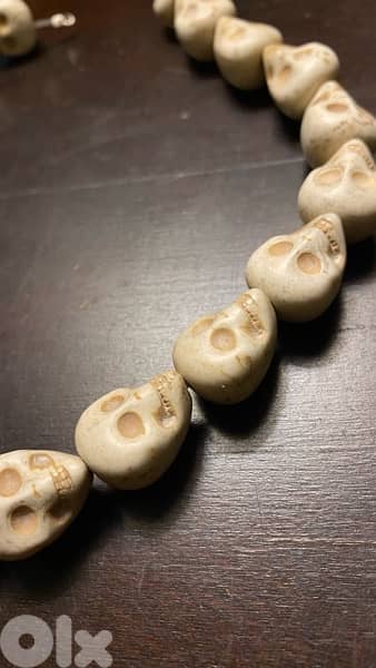 Handmade Gothic Skull Stone Beads (One of a kind) 4
