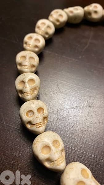 Handmade Gothic Skull Stone Beads (One of a kind) 5