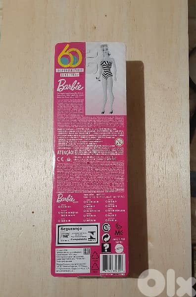 Barbie Doll (60th anniversary commemorative). 1