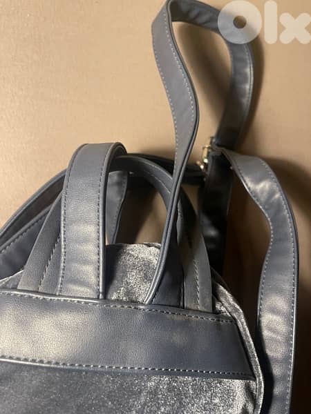PARFOIT backpack grey velvet new 7