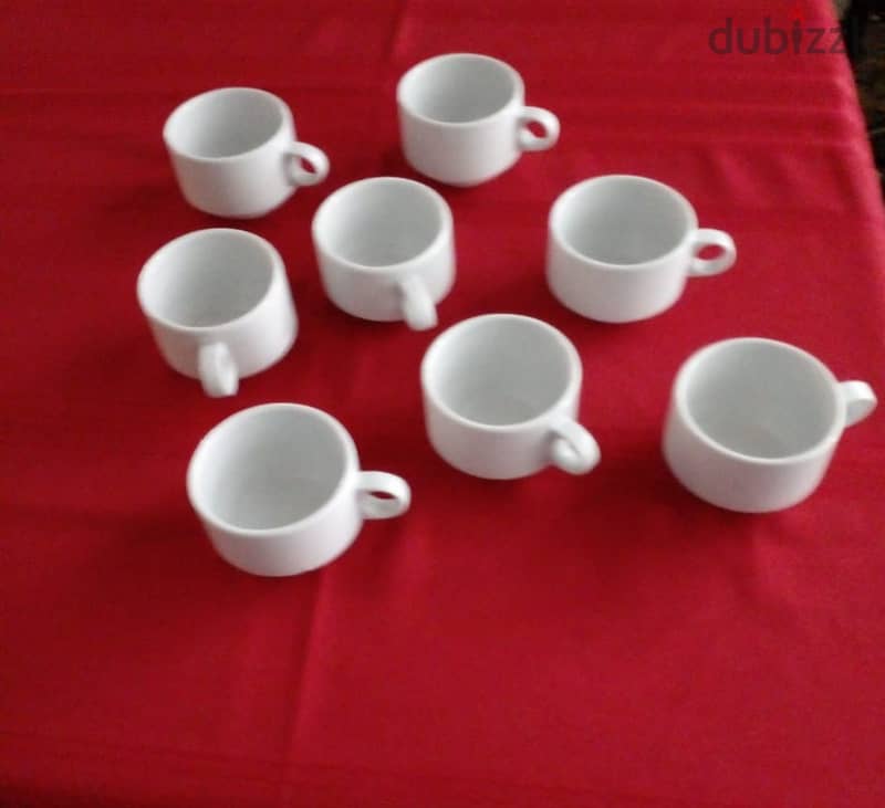 Full set of 19 white tea service 4