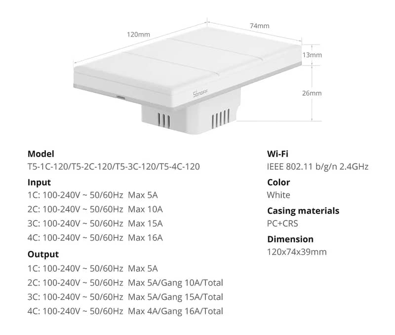 Sonoff Ultimate US Type | Sonoff Light Switch 14