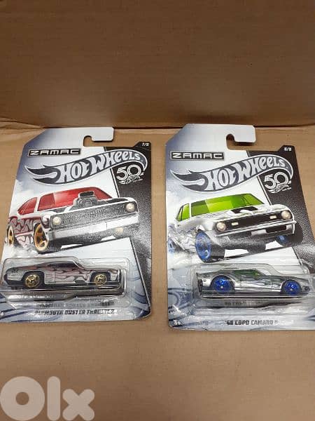 Hot wheels Zamac 50th Anniversary (8 cars) diecast car model 1;64. 0