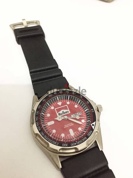 rare vintage Marlboro wrist watch/ Great vintage 1980’s condition/ 1