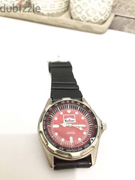 rare vintage Marlboro wrist watch/ Great vintage 1980’s condition/ 4