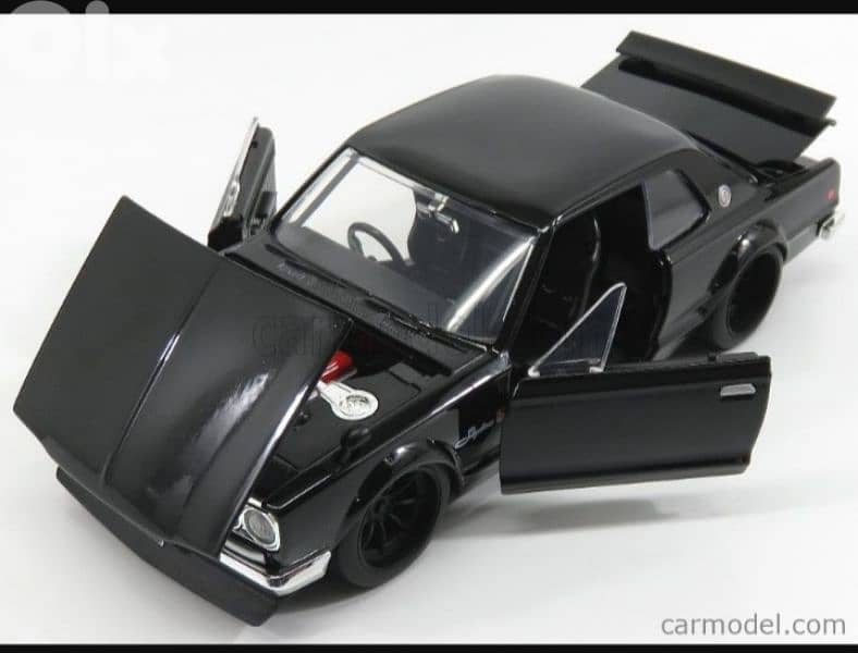 Nissan 2000GT-R Skyline (1973) diecast car model 1:24 3