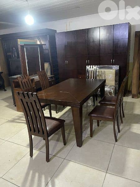 أوضة سفرة توصاية ملبسة قشرة زان 1