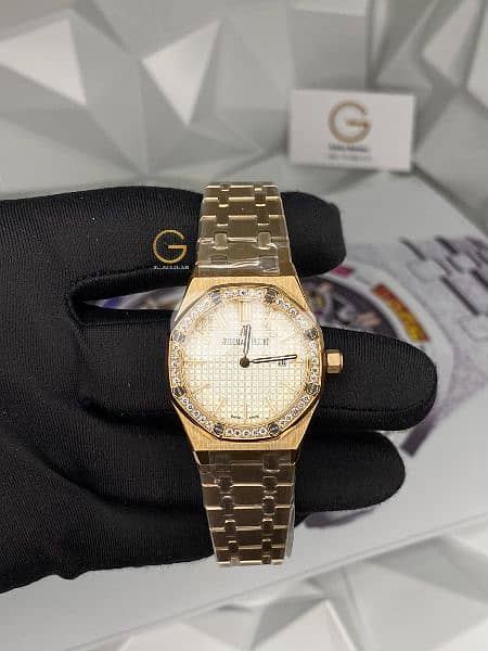 Audemars Piguet Full Rosegold Stone Bezel 0