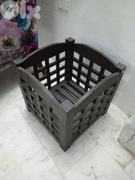 wooden boxes for pots 0
