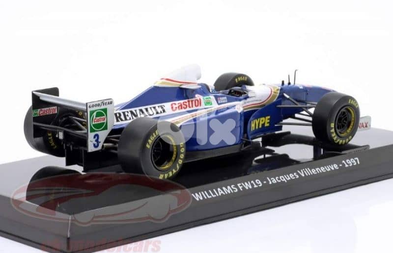 J. Villeneuve Williams FW19 (1997) diecast car model 1:24. 3