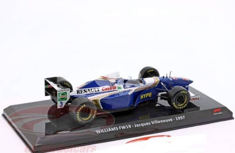 J. Villeneuve Williams FW19 (1997) diecast car model 1:24. 4