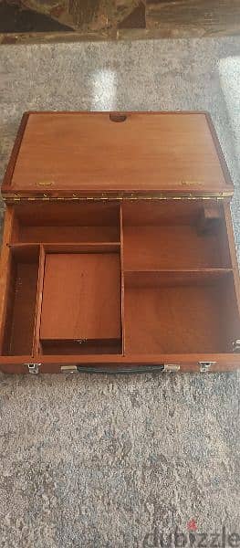 antique wooden cash box 1