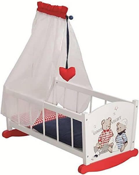 ruba doll's wooden bed 0