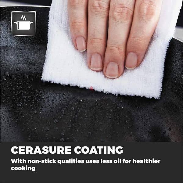 Tower Linear Induction Pots and Pans Set, Non-Stick (for discount) 3