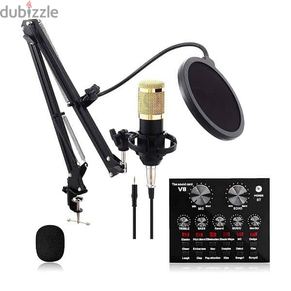 V8 tiktok live mic bundle with mixer 0