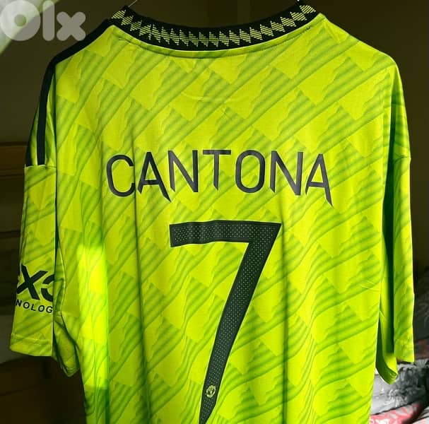 Manchester United 23 cantona 7 special edition adidas kit 1