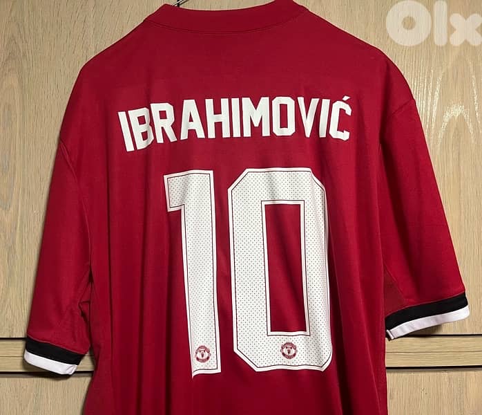 Manchester United ibrahimović 10 kit home adidas 2017 0