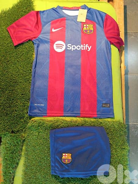 Barcelona Lewandowski Home Football Shirt & Short 1