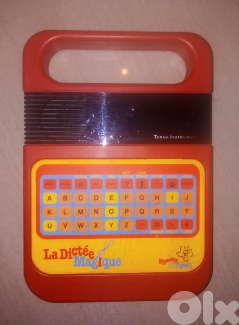 La dictee magique by "texas instruments" vintage 1978 kids toy working 0