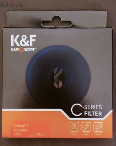 K&F Concept 67mm Variable ND2-ND400 ND Lens Filter (1-9 Stops)