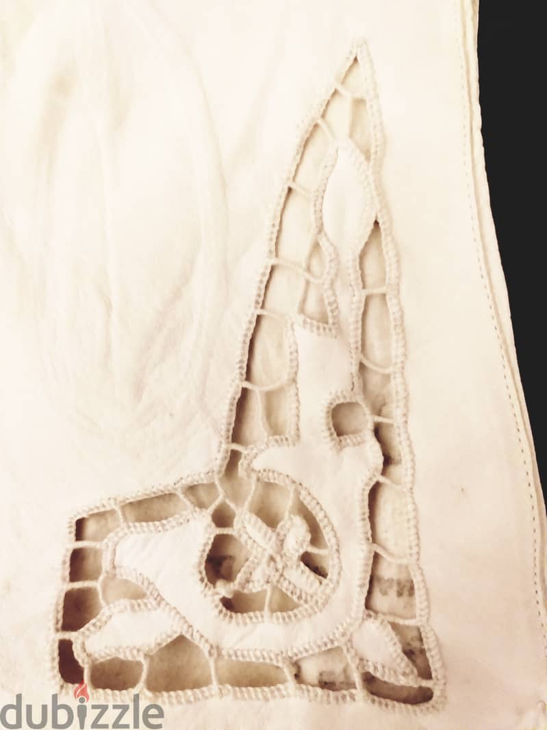 Leather White Gloves 1