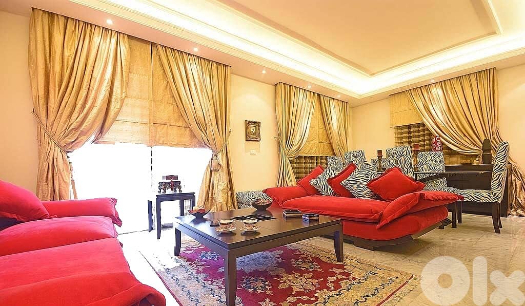 FULLY FURNISHED IN ACHRAFIEH PRIME (150SQ) 3 BEDROOMS , (AC-607) 0