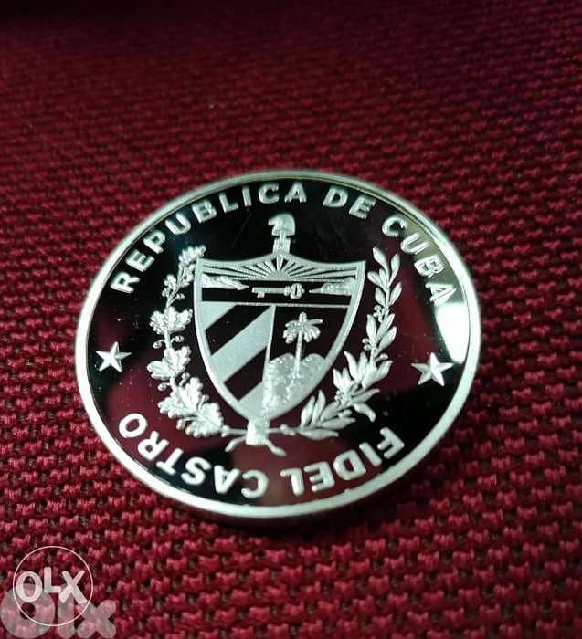 Fidel Castro Silver Plated Coin 1