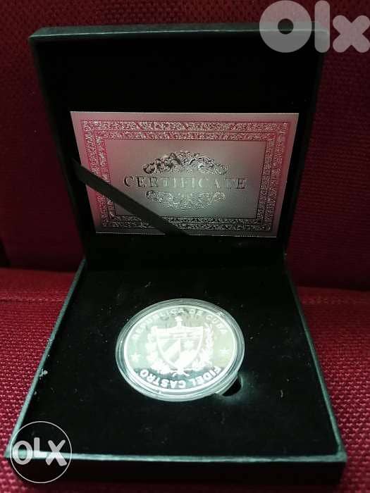 Fidel Castro Silver Plated Coin 2