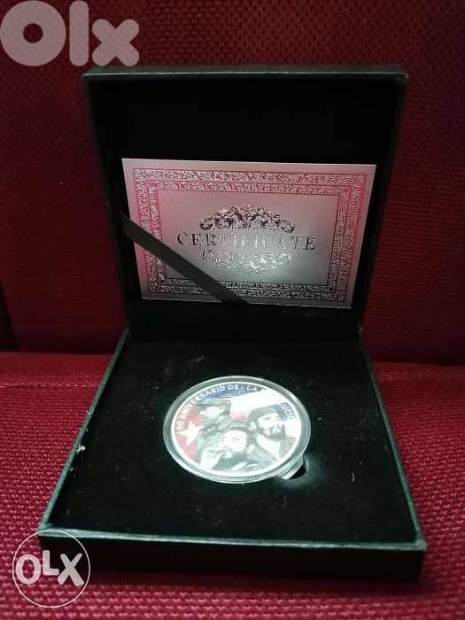Fidel Castro Silver Plated Coin 3