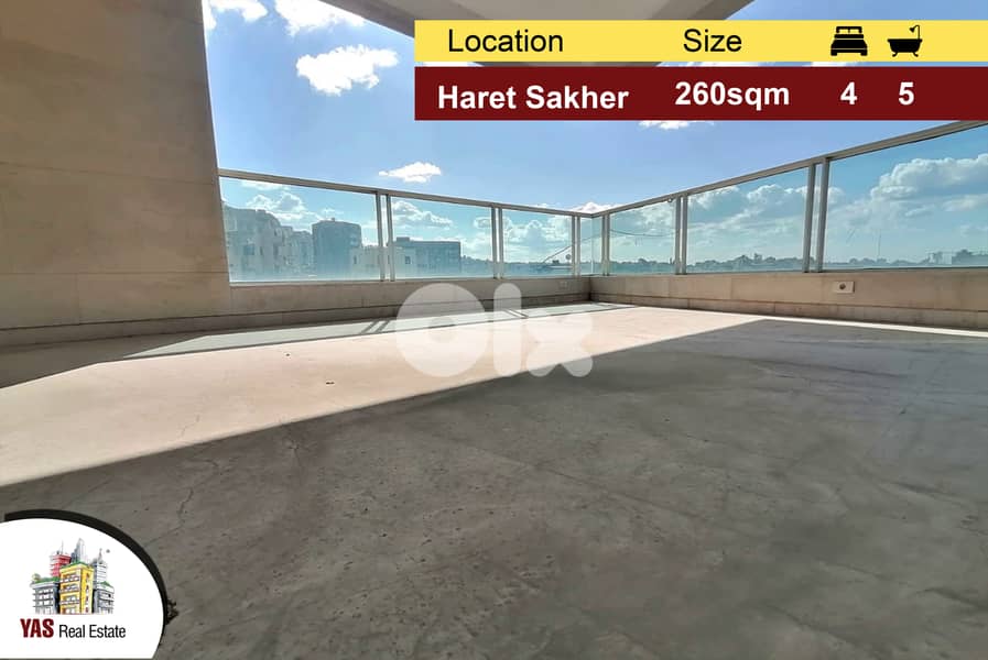 Haret Sakher 260m2 | Excellent Condition | Panoramic View |Luxury | 0