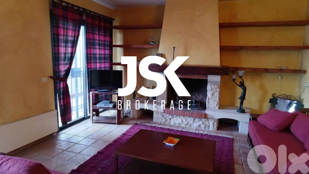 L13989-Decorated Chalet With Garden for Rent in Mzar- Kfarzebian 0