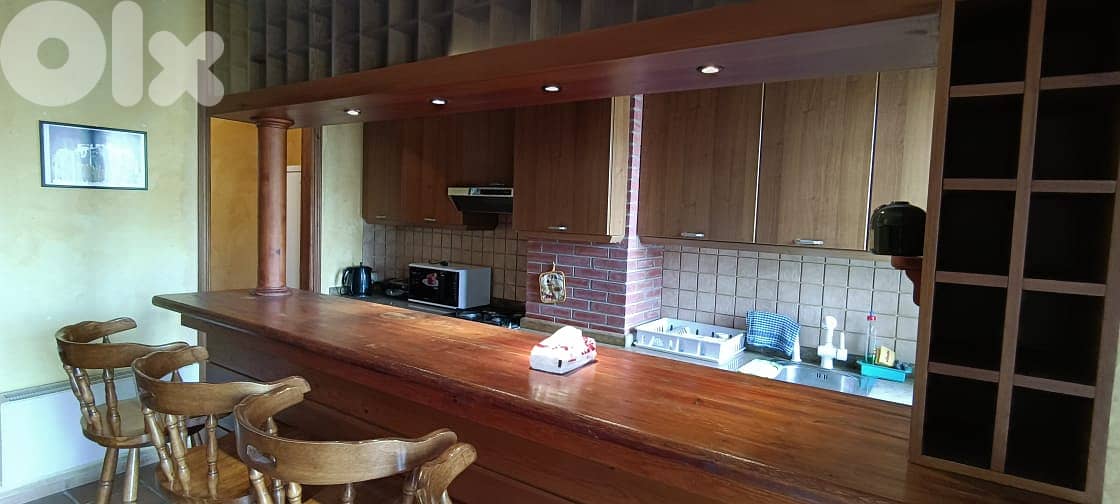 L13989-Decorated Chalet With Garden for Rent in Mzar- Kfarzebian 1