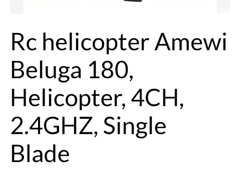 Amewi beluga 180 rc helicopter 3