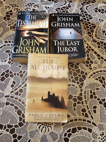 John Grisham Books: The Testament & The Last Juror + The ALCHEMIST 1