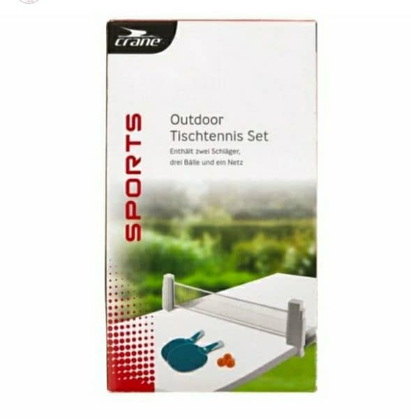 CRANE outdoor table tennis set(original) / 4 $ delivery 1