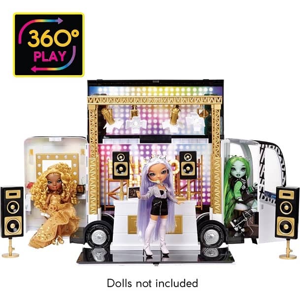 Rainbow High Rainbow Vision World Tour Bus & Stage. 1