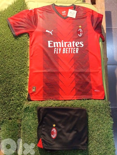 AC Milan Rafael Leão Football Shirt & Short(Made in Thailand) 1