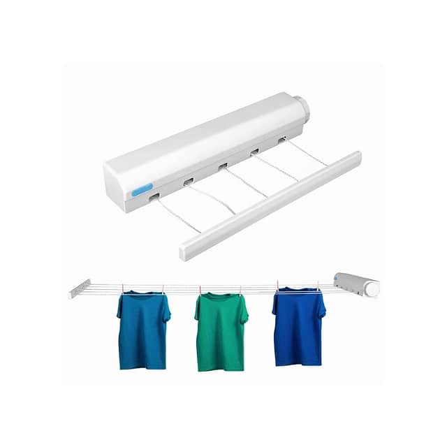 5-Rope Automatic Laundry Clothesline, Retractable Clothes Dryer 0