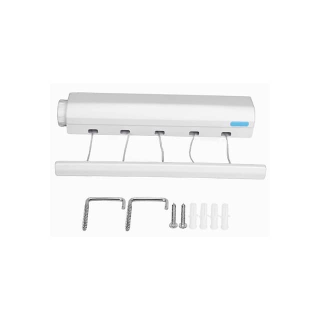 5-Rope Automatic Laundry Clothesline, Retractable Clothes Dryer 5