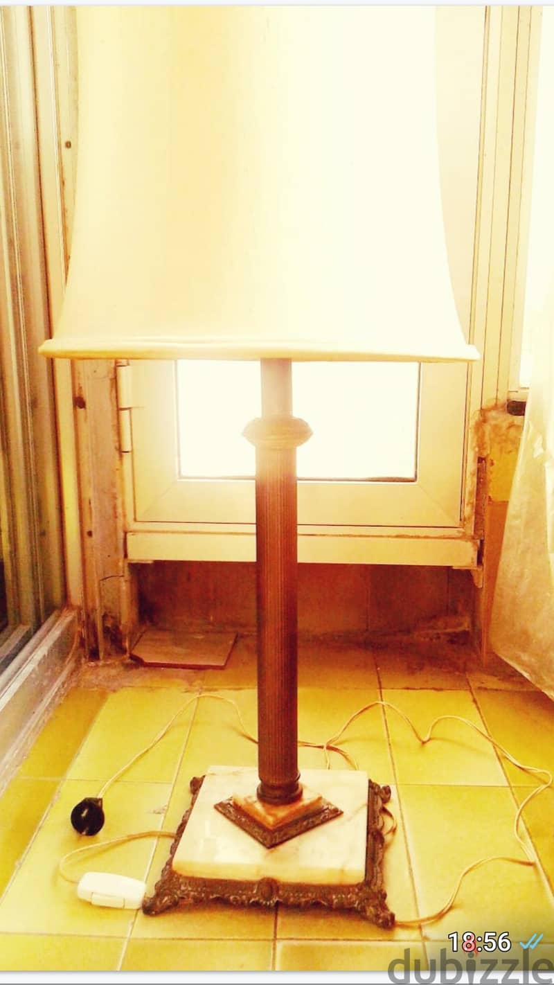 Table or Corner Bronze Lamp 0