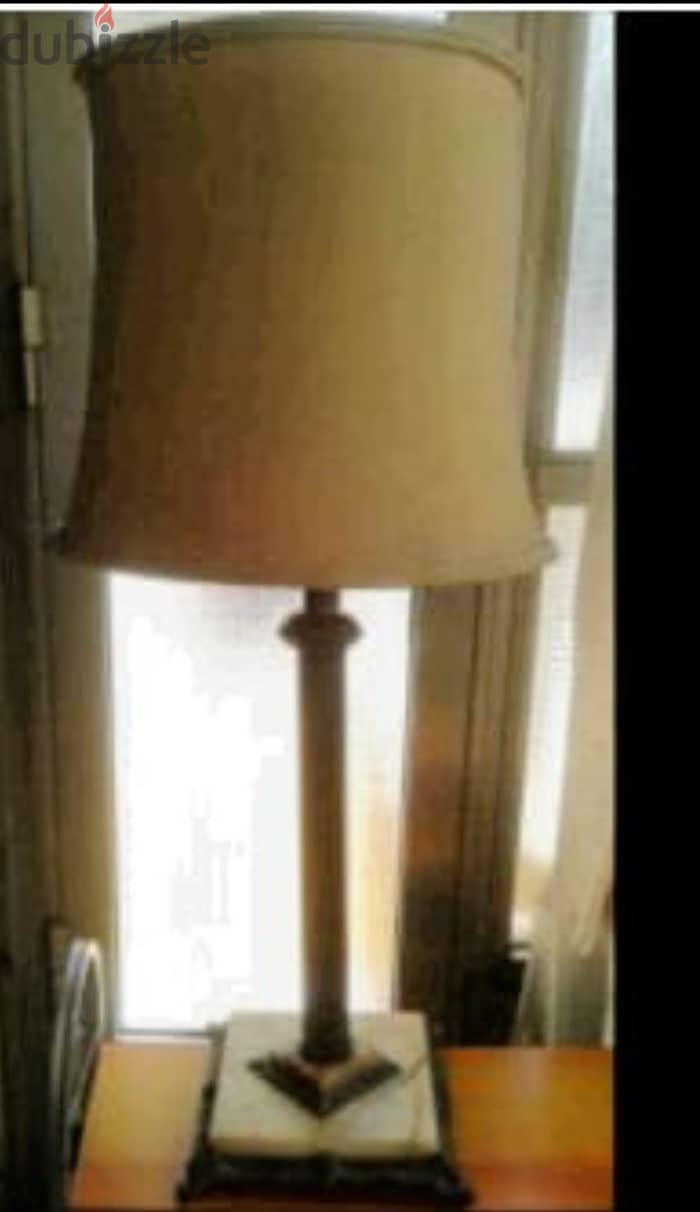 Table or Corner Bronze Lamp 1