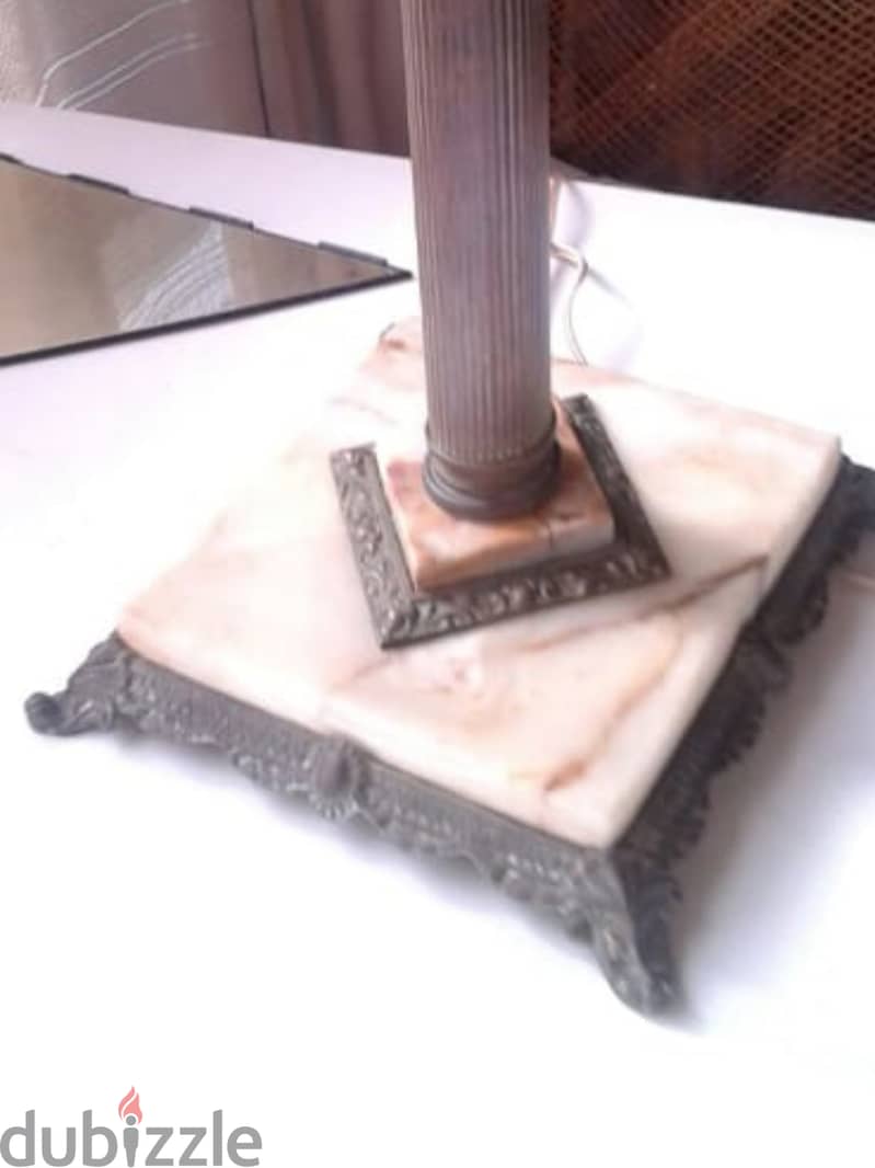 Table or Corner Bronze Lamp 3