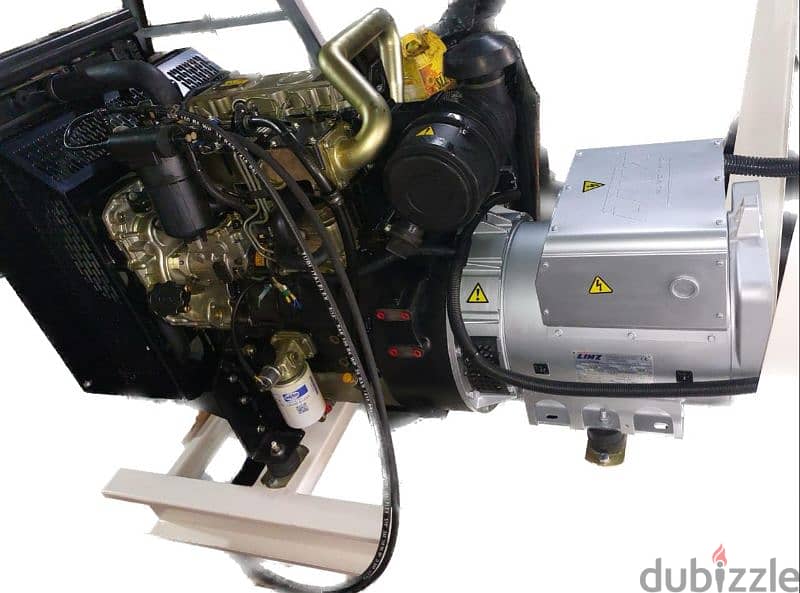 مولدperkins 45KVA  دينموLINZ إيطالي مجموعة شبه جديدة ما بتحط عليه ليرة 4