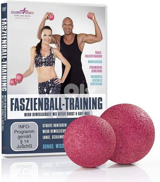 vitalmaxx fascia massage ball 2pc 1