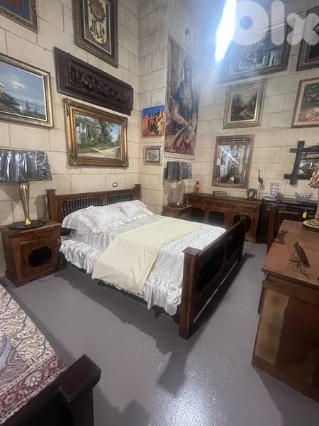 bedroom set wood teak maseef 2