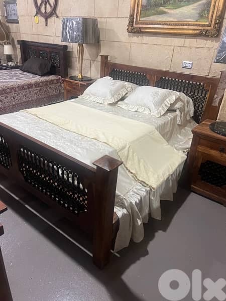 bedroom set wood teak maseef 5