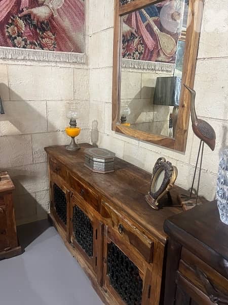 bedroom set wood teak maseef 9