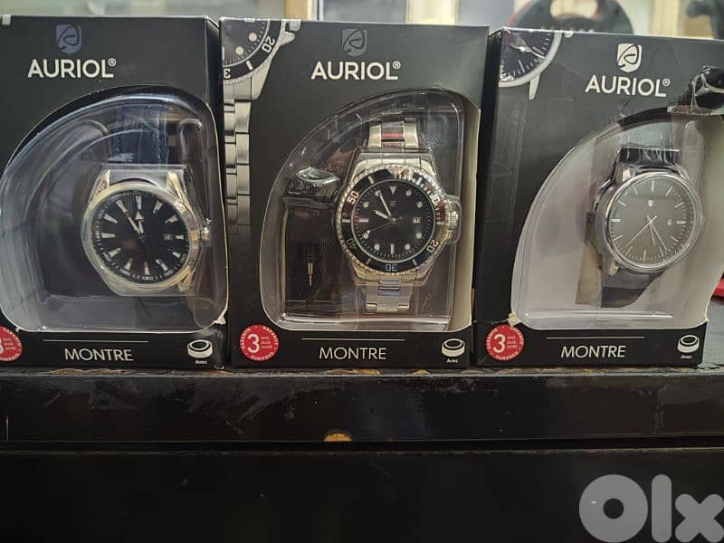 Auriol germany watches عرض مميز اشتري ساعتين واحصل على الثالثة مجانا 0