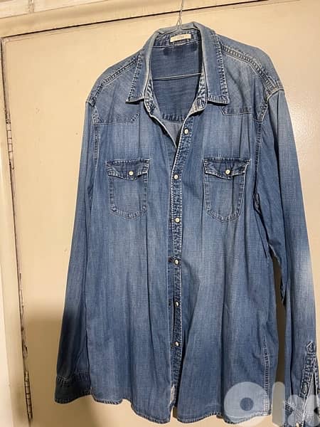 H&M jeans shirt size Xl 0