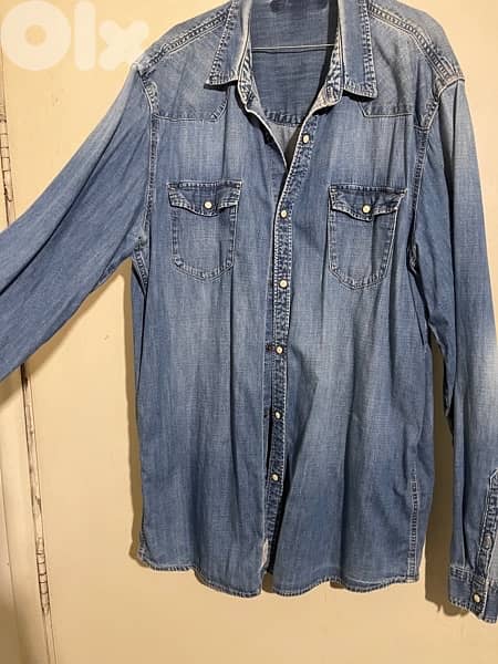 H&M jeans shirt size Xl 4